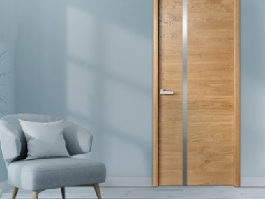 porte intérieure bois alu